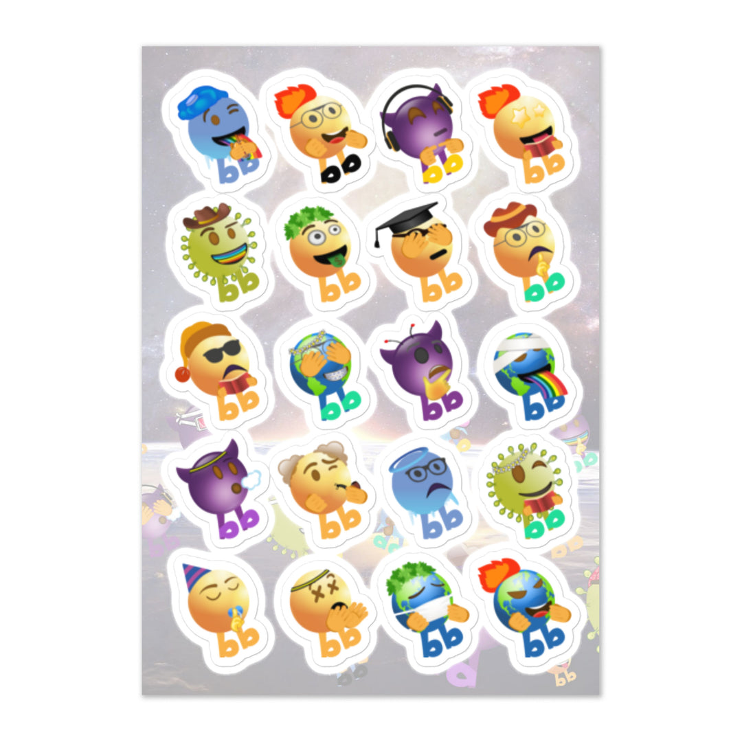 Megabb Buddy Stickers - Emojibb