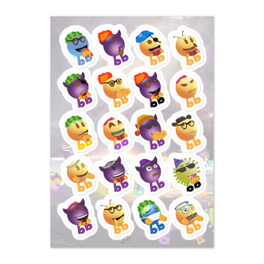 Megabb Buddy Stickers - Emojibb
