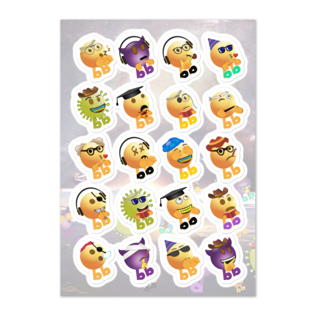 Megabb Buddy Stickers - Emojibb