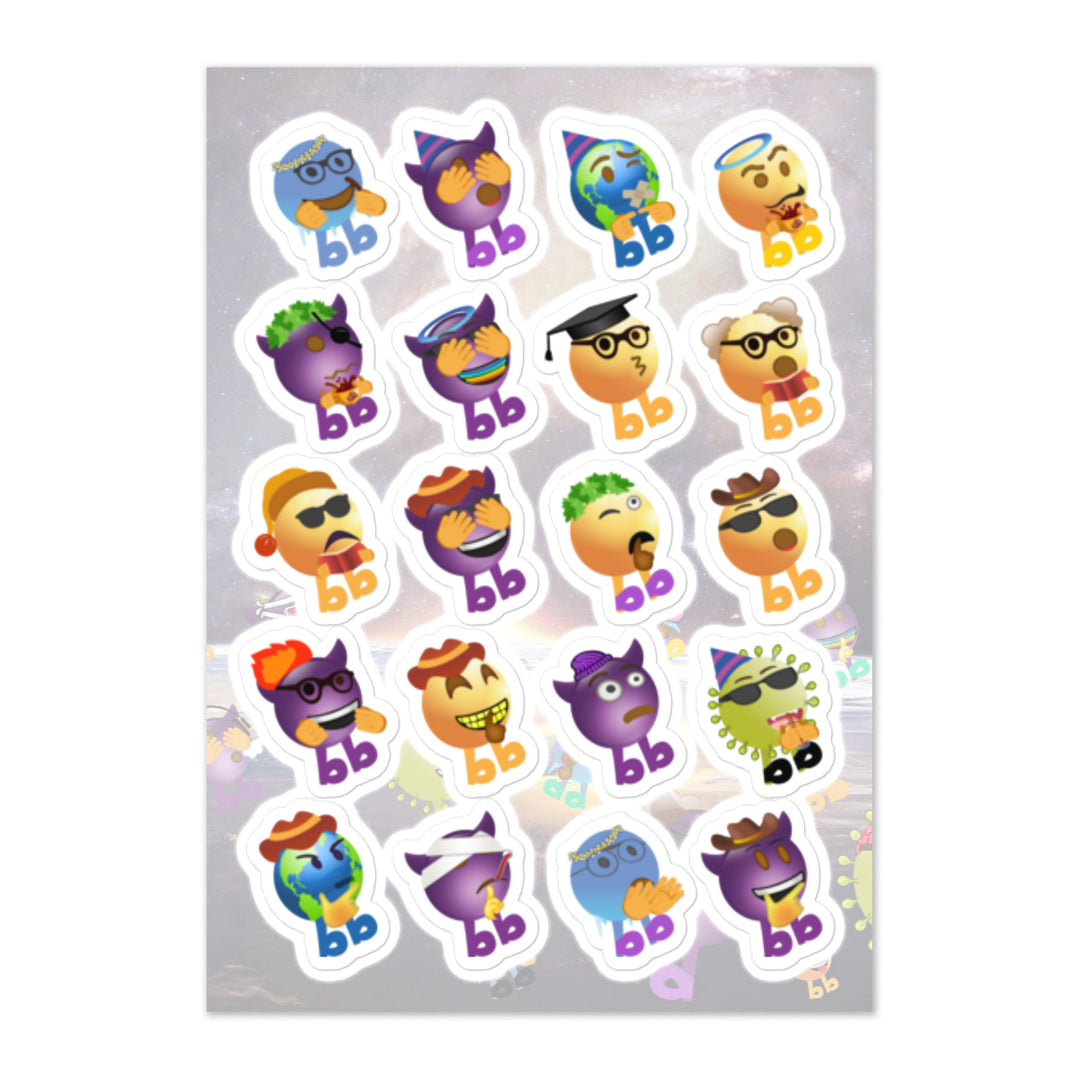 Megabb Buddy Stickers - Emojibb