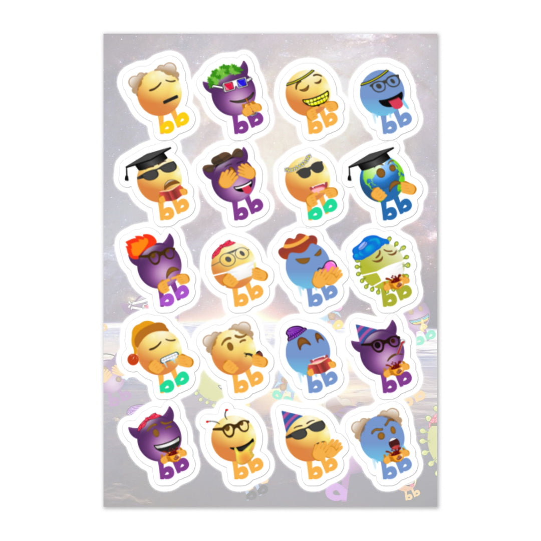 Megabb Buddy Stickers - Emojibb
