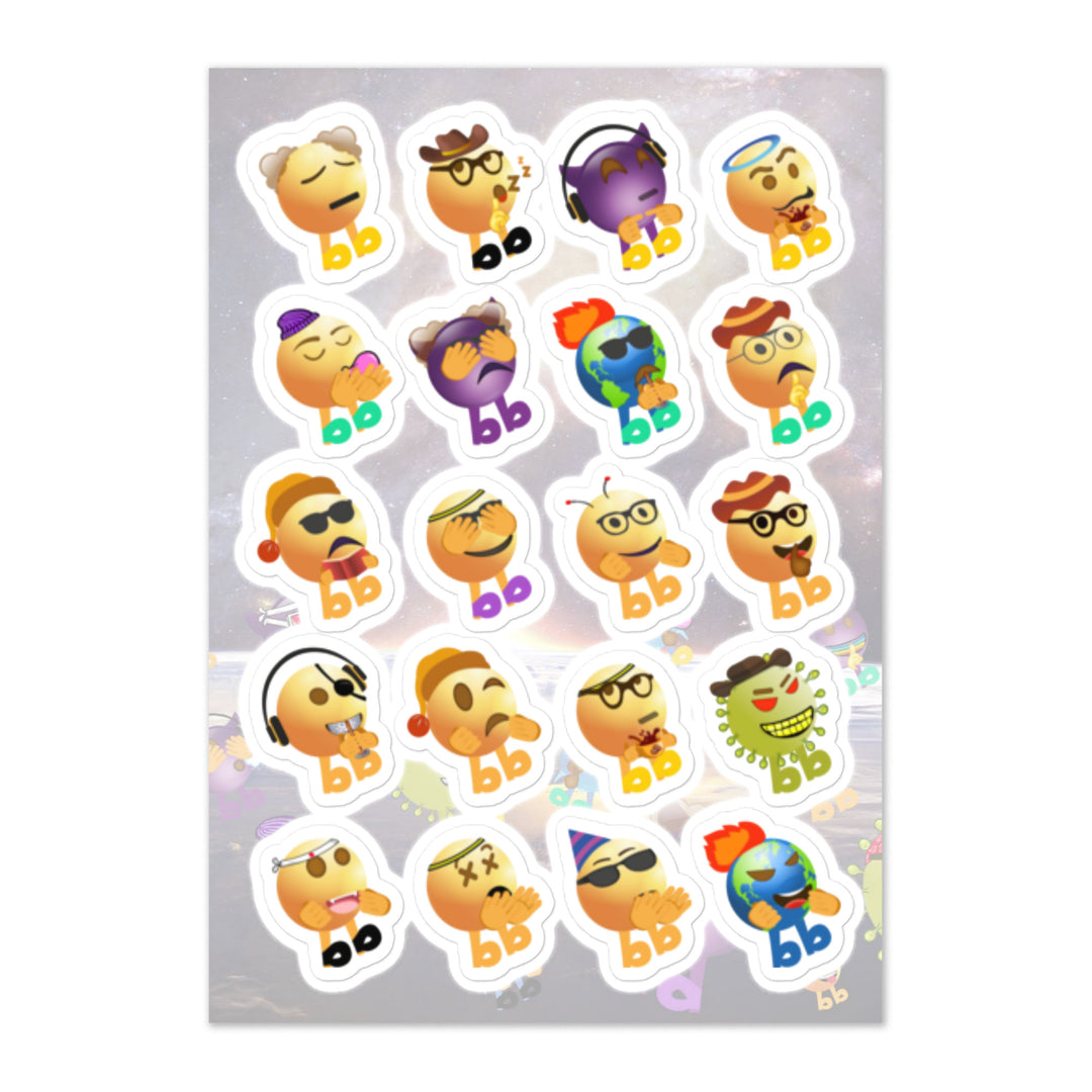 Megabb Buddy Stickers - Emojibb