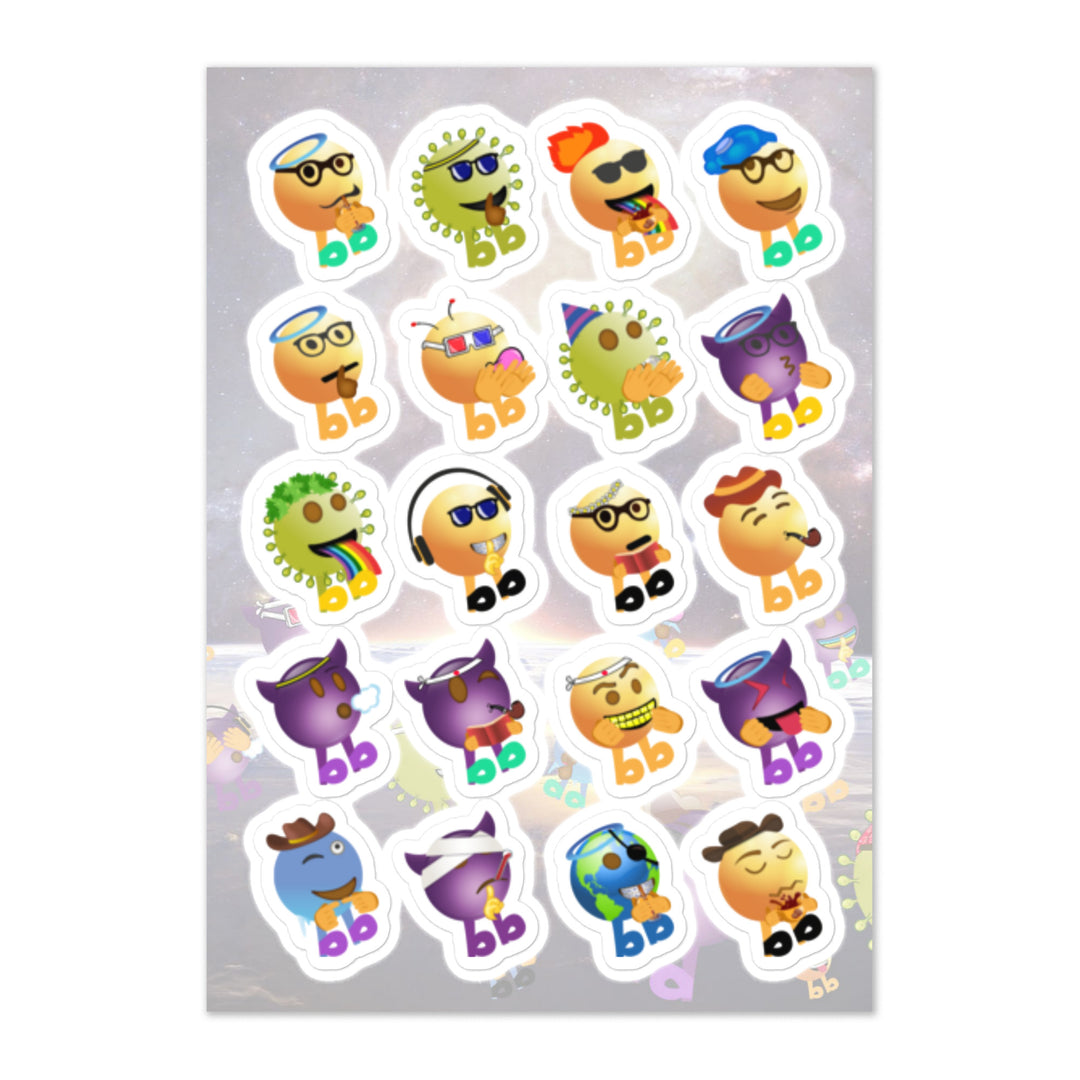 Megabb Buddy Stickers - Emojibb