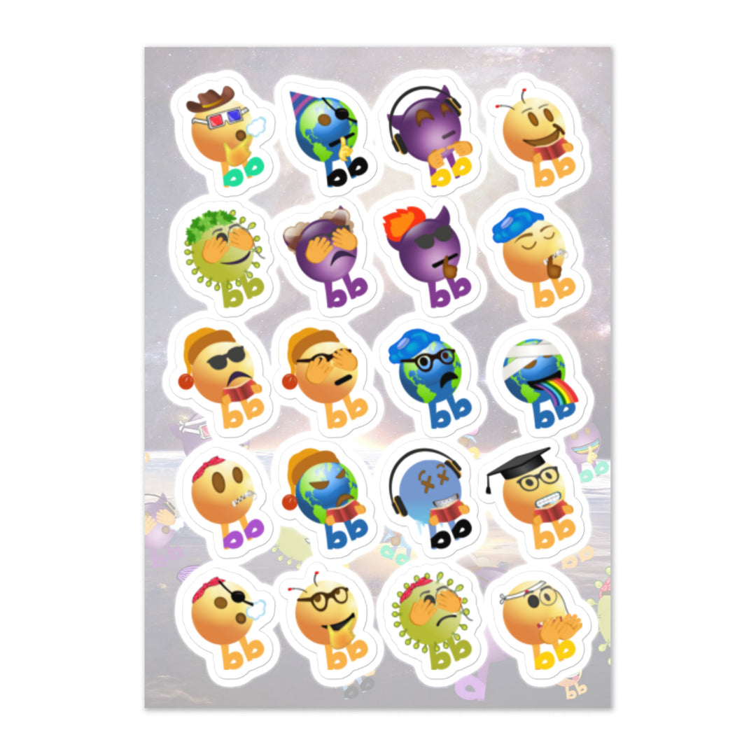 Megabb Buddy Stickers - Emojibb