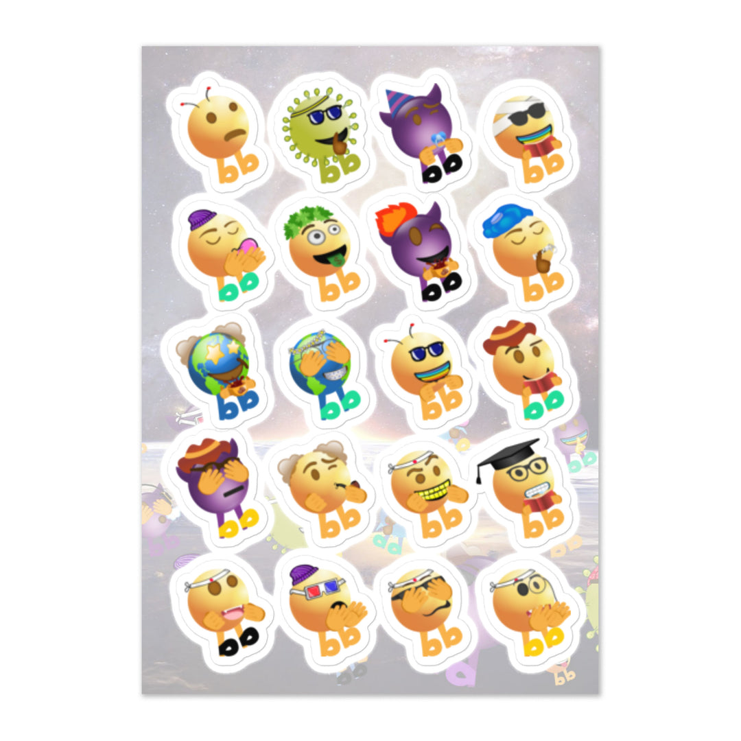 Megabb Buddy Stickers - Emojibb