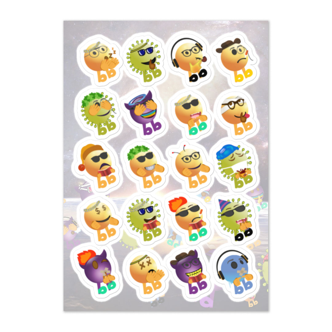 Megabb Buddy Stickers - Emojibb
