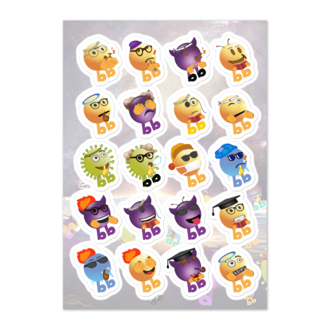 Megabb Buddy Stickers - Emojibb
