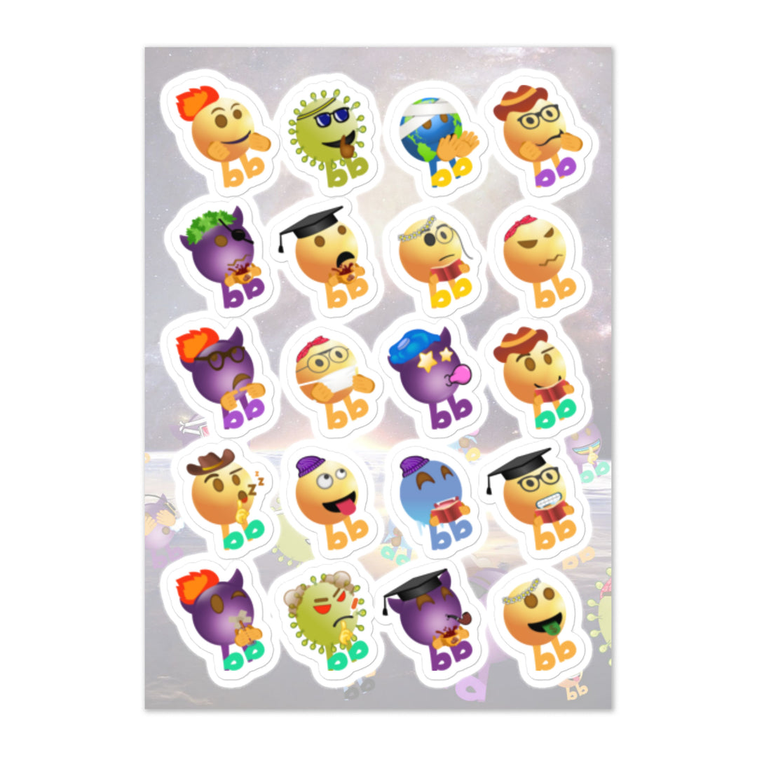 Megabb Buddy Stickers - Emojibb