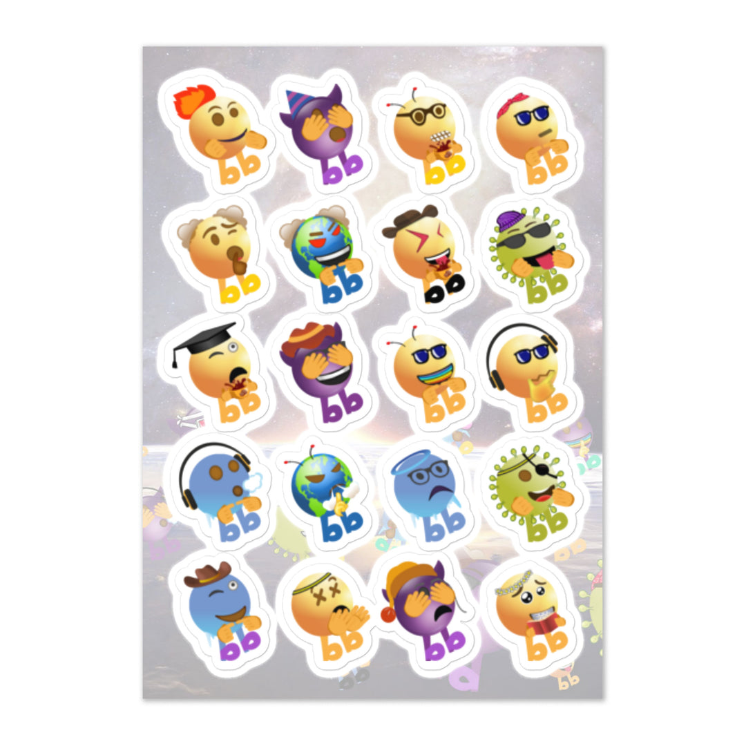 Megabb Buddy Stickers - Emojibb