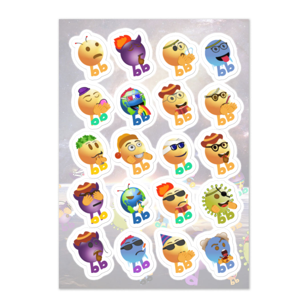 Megabb Buddy Stickers - Emojibb