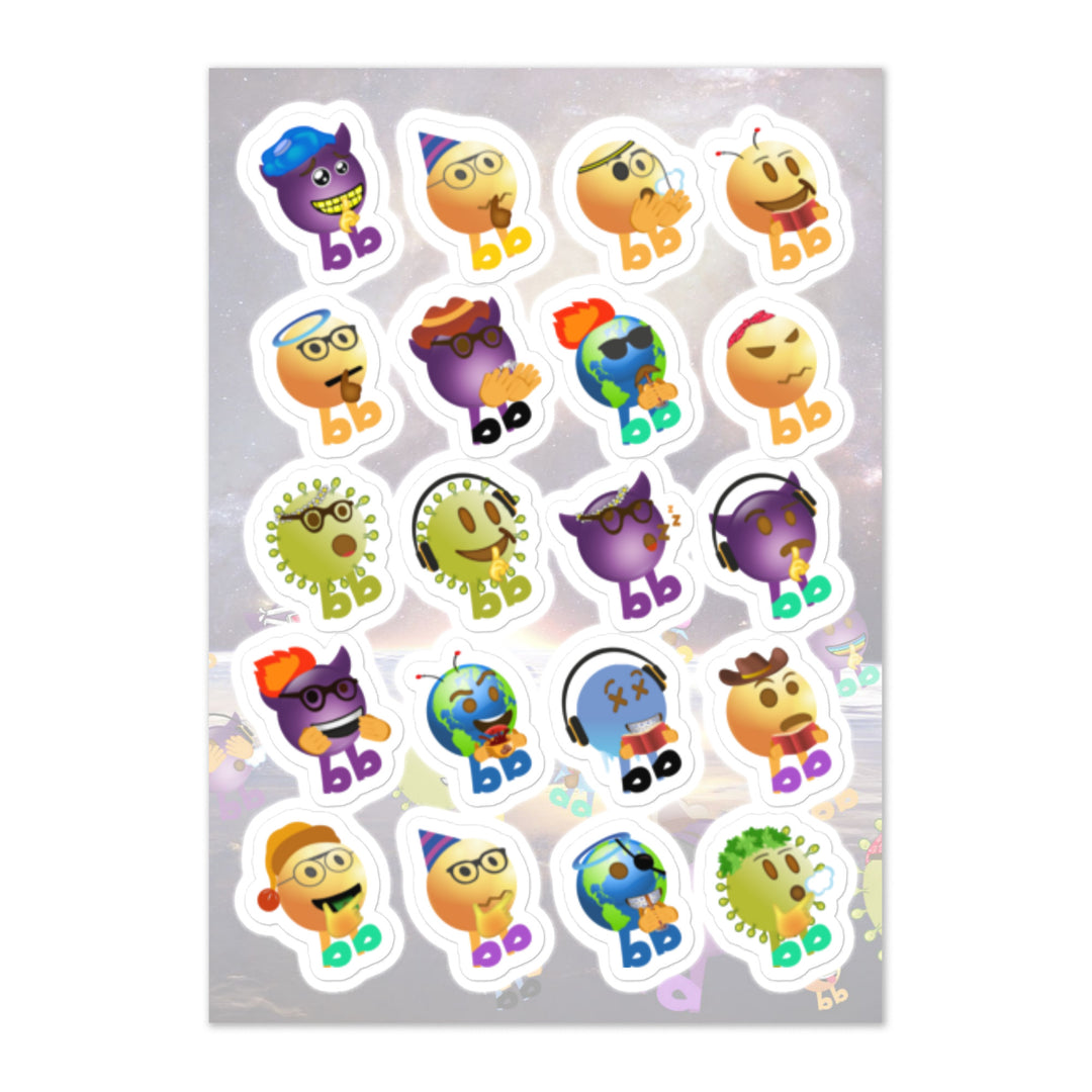 Megabb Buddy Stickers - Emojibb