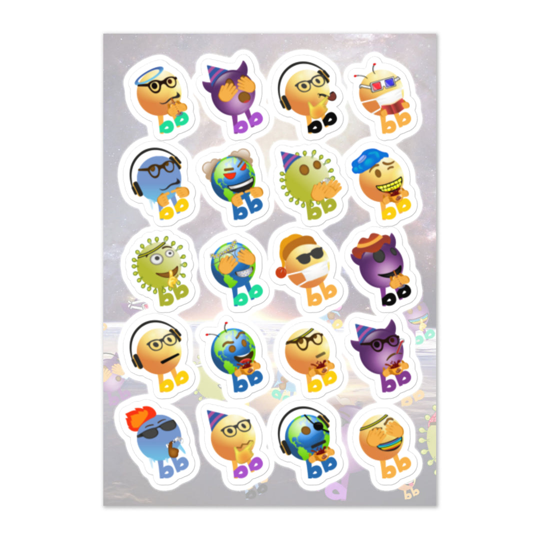 Megabb Buddy Stickers - Emojibb