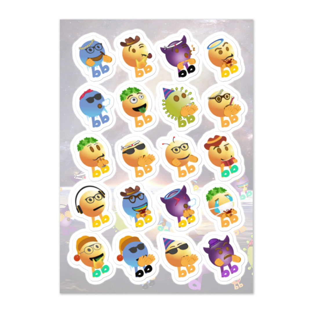 Megabb Buddy Stickers - Emojibb