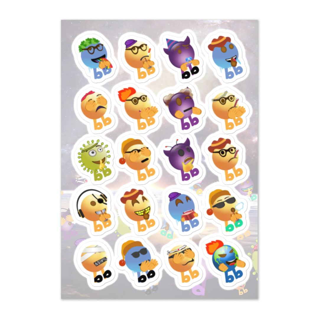 Megabb Buddy Stickers - Emojibb