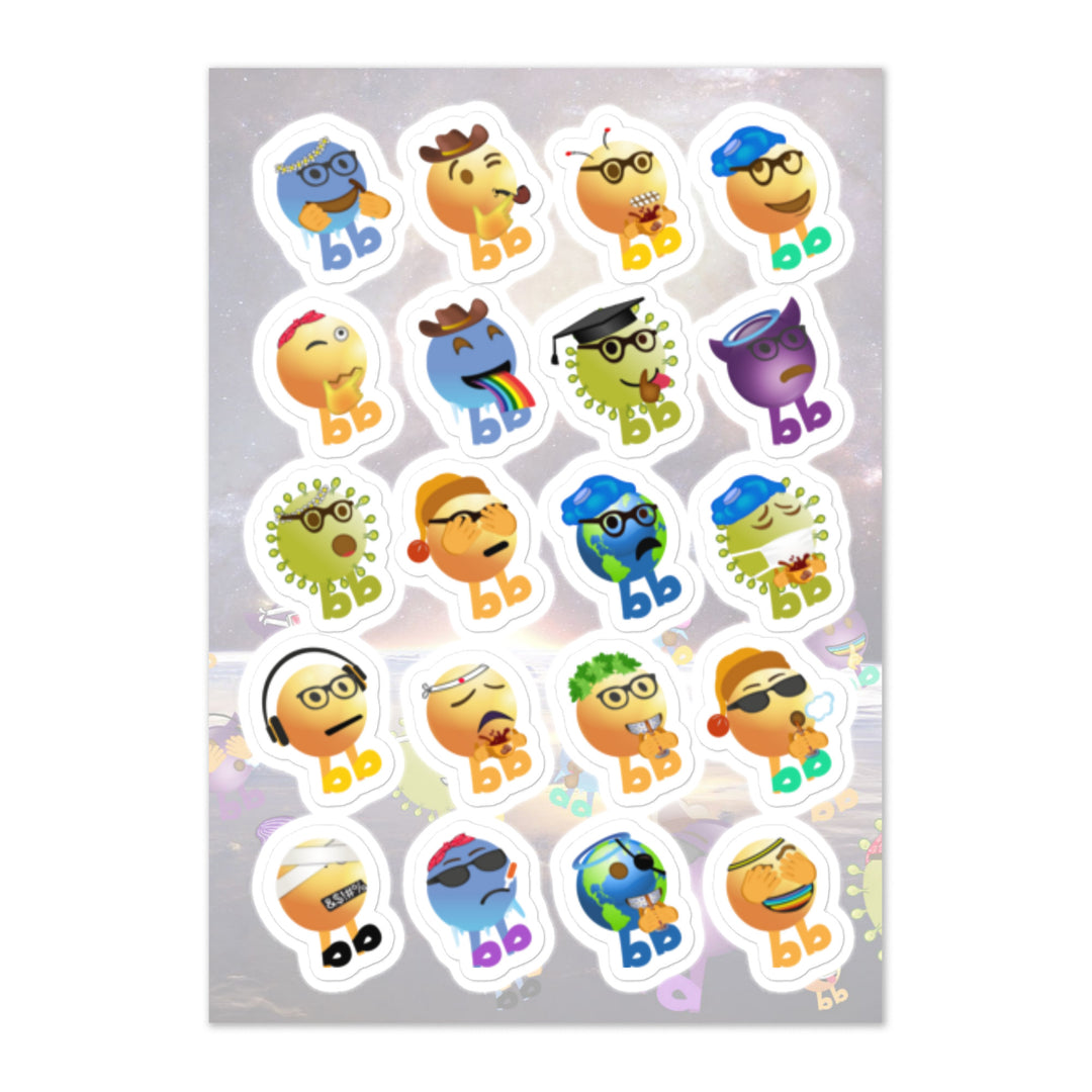 Megabb Buddy Stickers - Emojibb