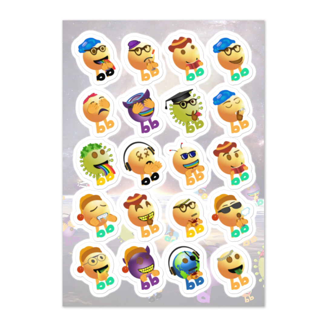 Megabb Buddy Stickers - Emojibb