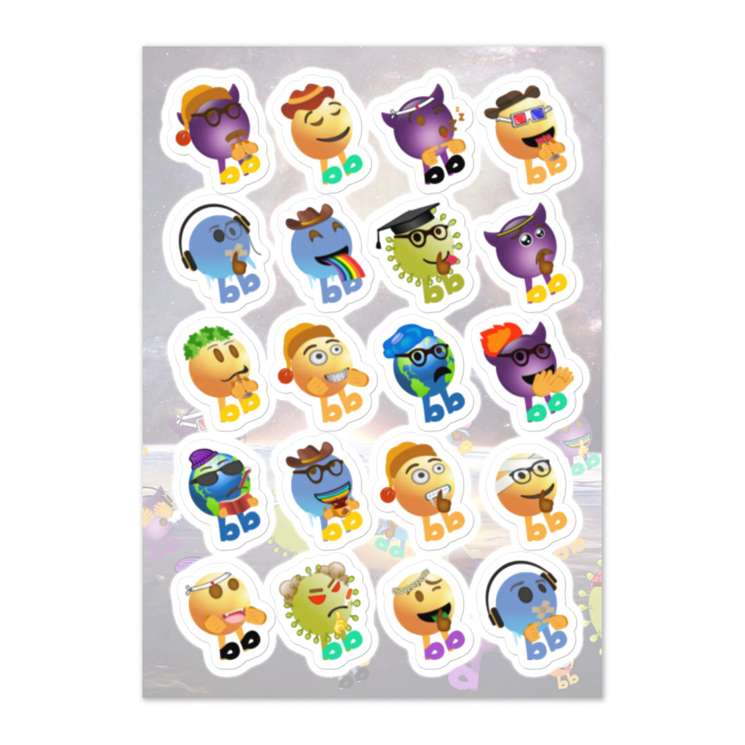 Megabb Buddy Stickers - Emojibb