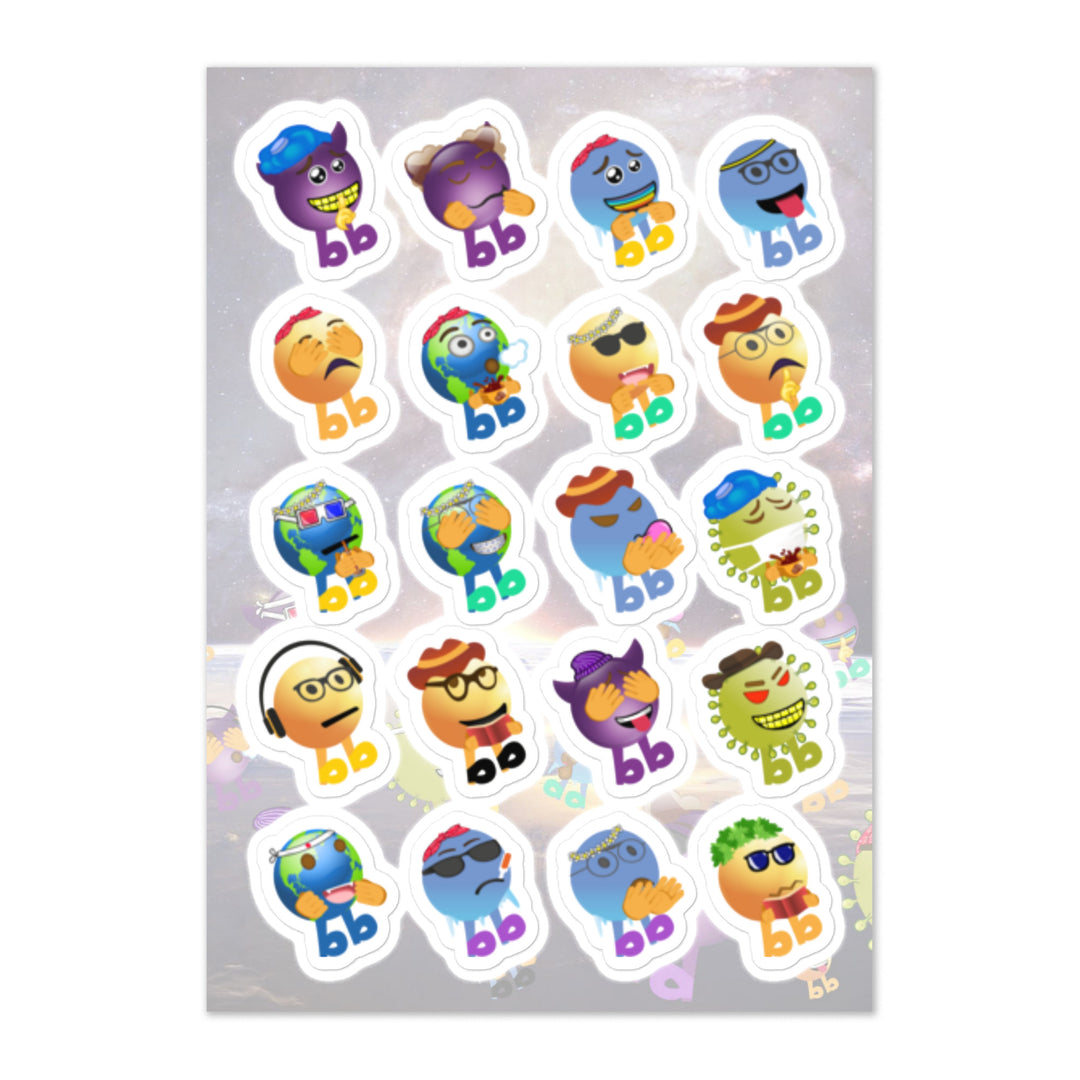 Megabb Buddy Stickers - Emojibb