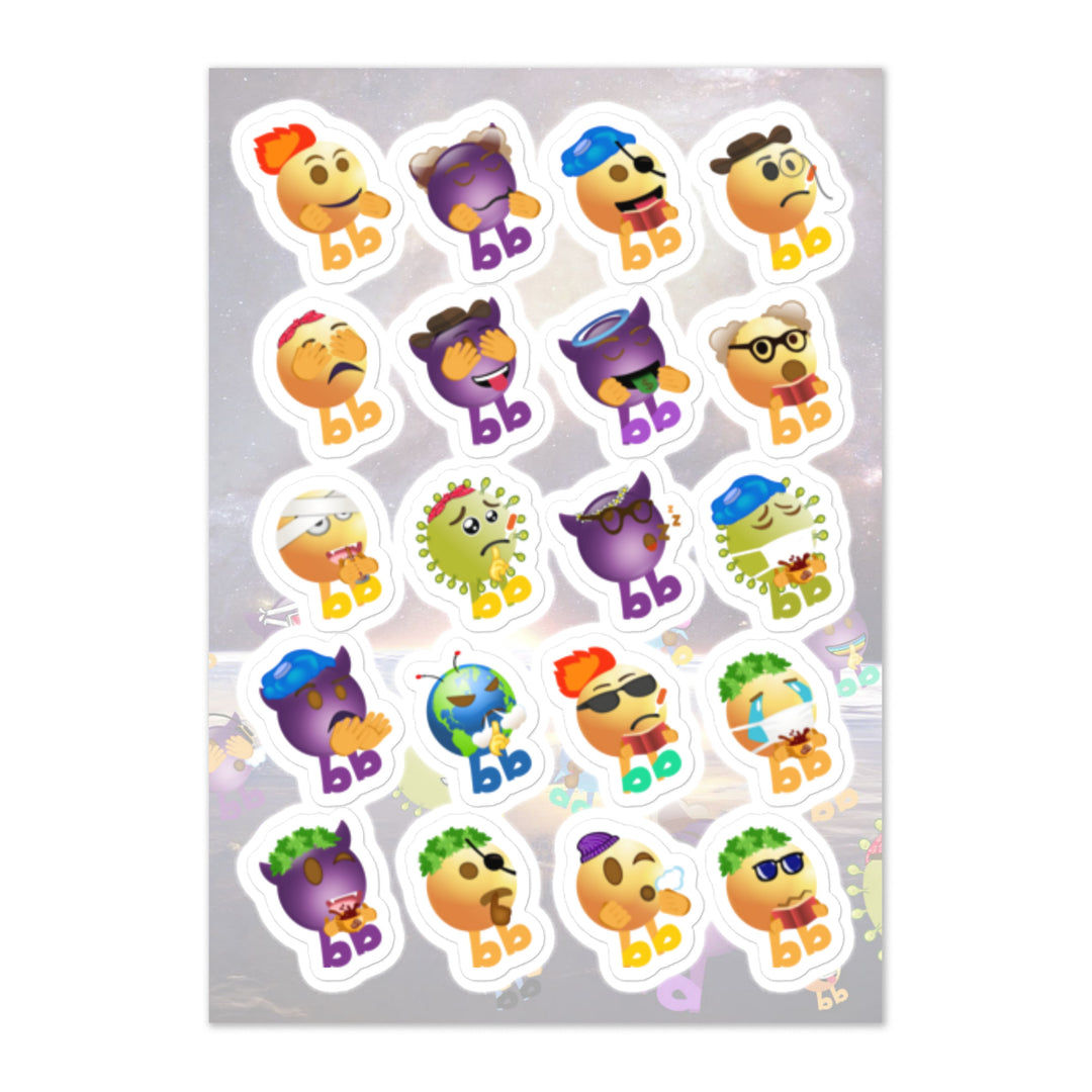 Megabb Buddy Stickers - Emojibb