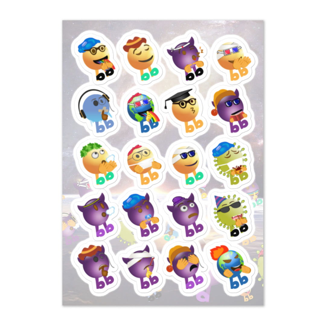 Megabb Buddy Stickers - Emojibb
