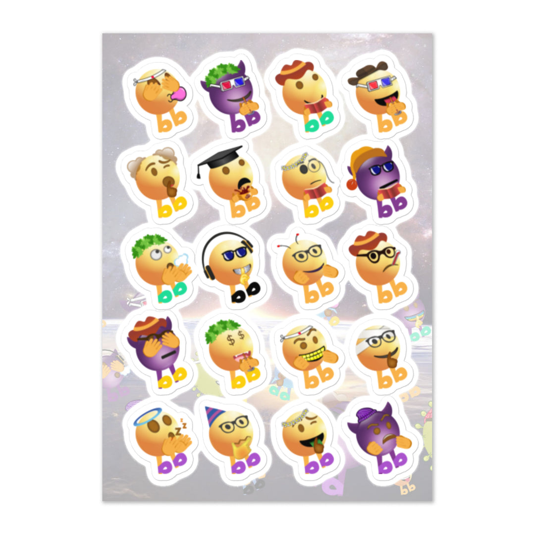 Megabb Buddy Stickers - Emojibb