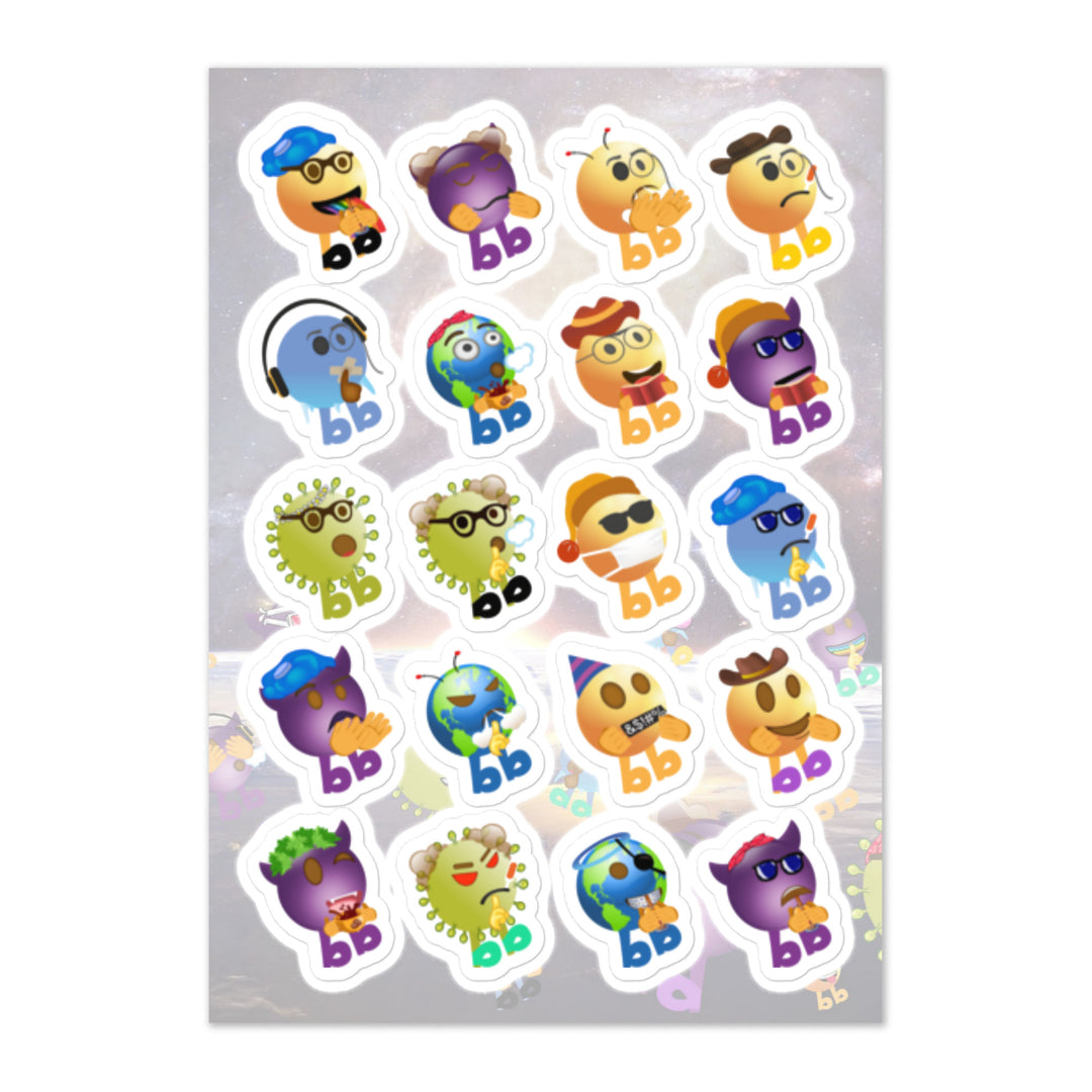 Megabb Buddy Stickers - Emojibb