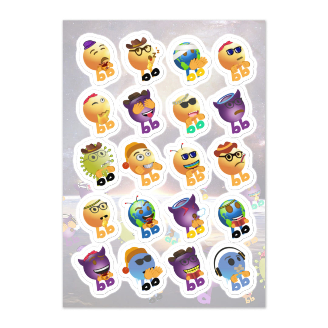 Megabb Buddy Stickers - Emojibb