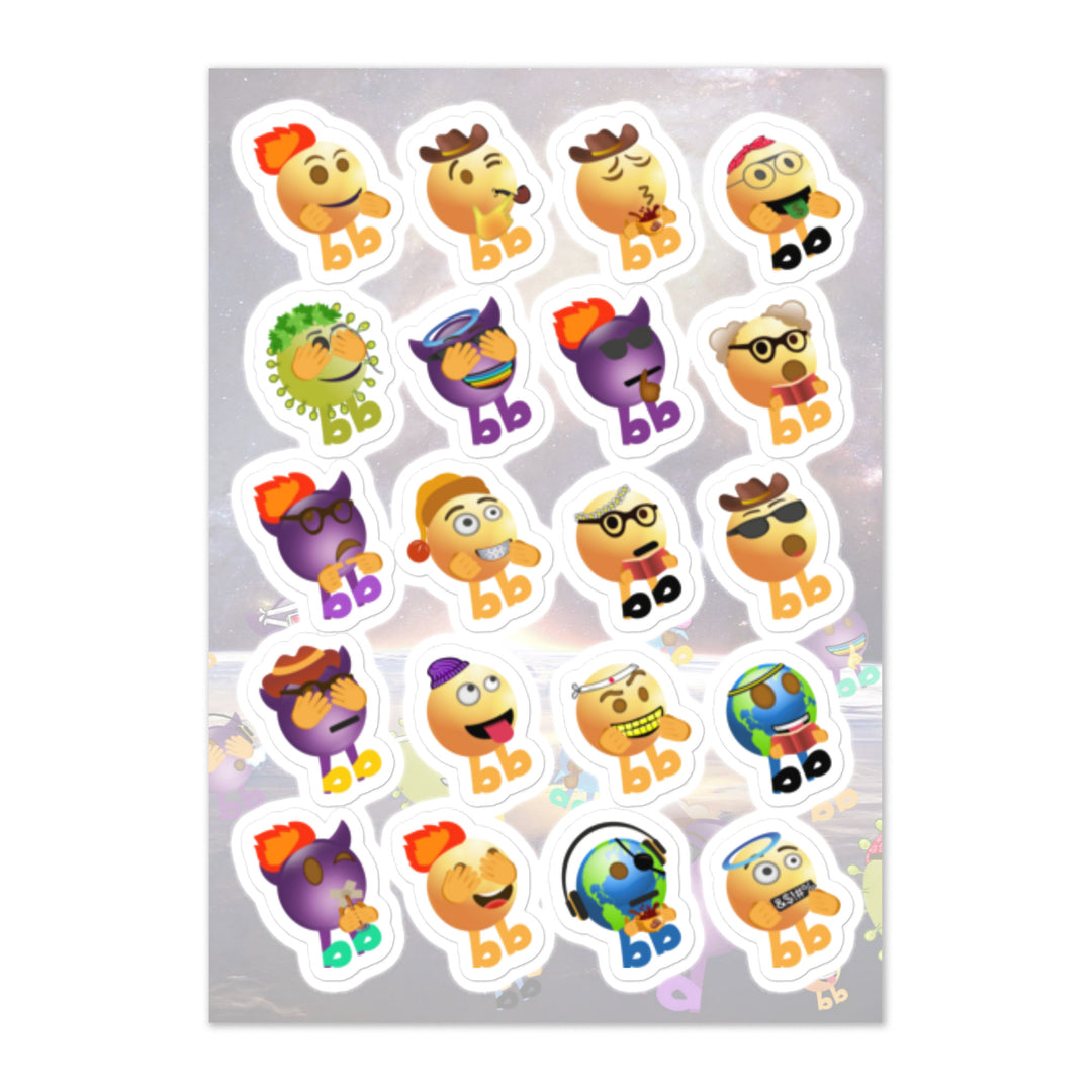 Megabb Buddy Stickers - Emojibb