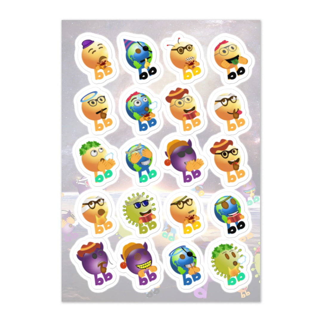 Megabb Buddy Stickers - Emojibb
