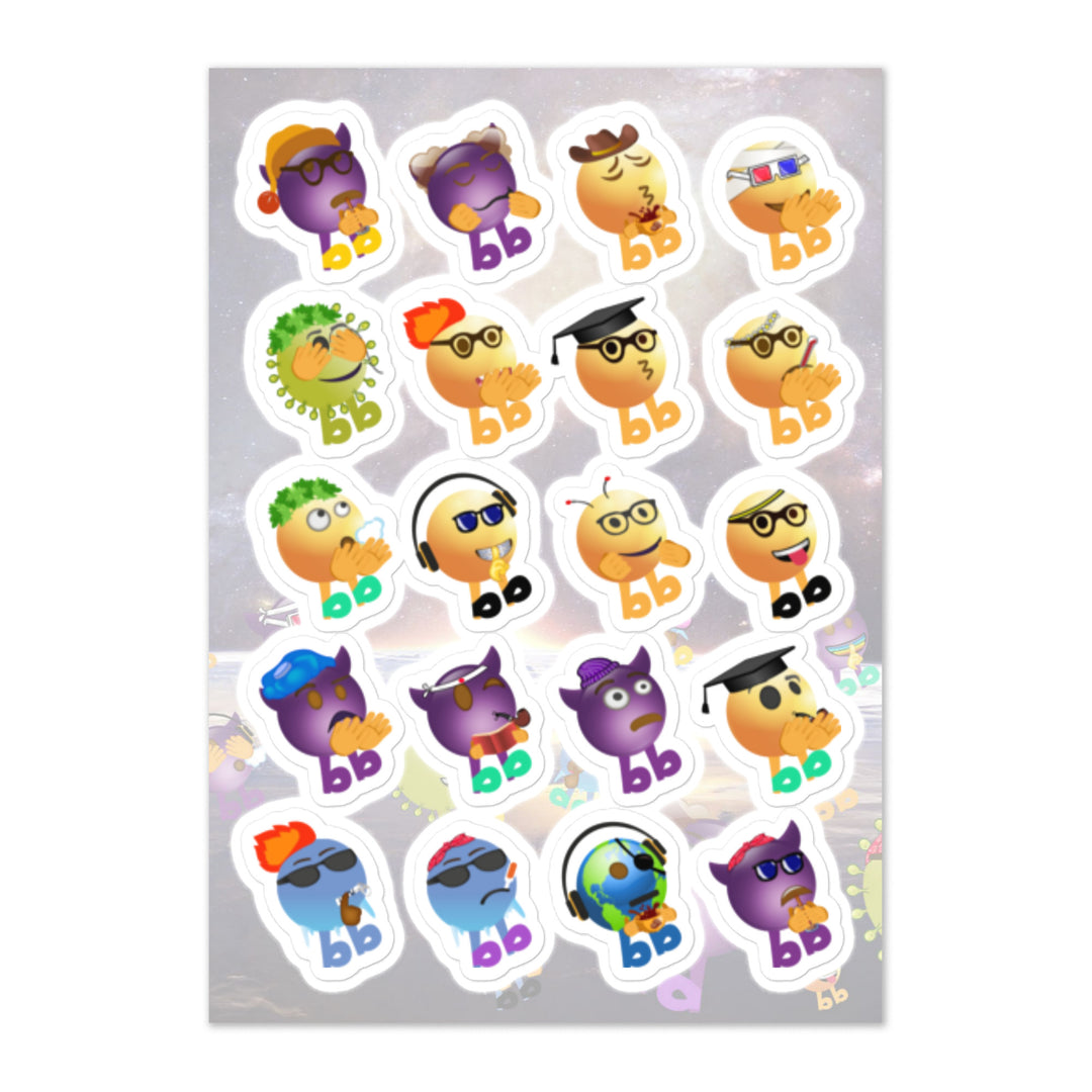 Megabb Buddy Stickers - Emojibb