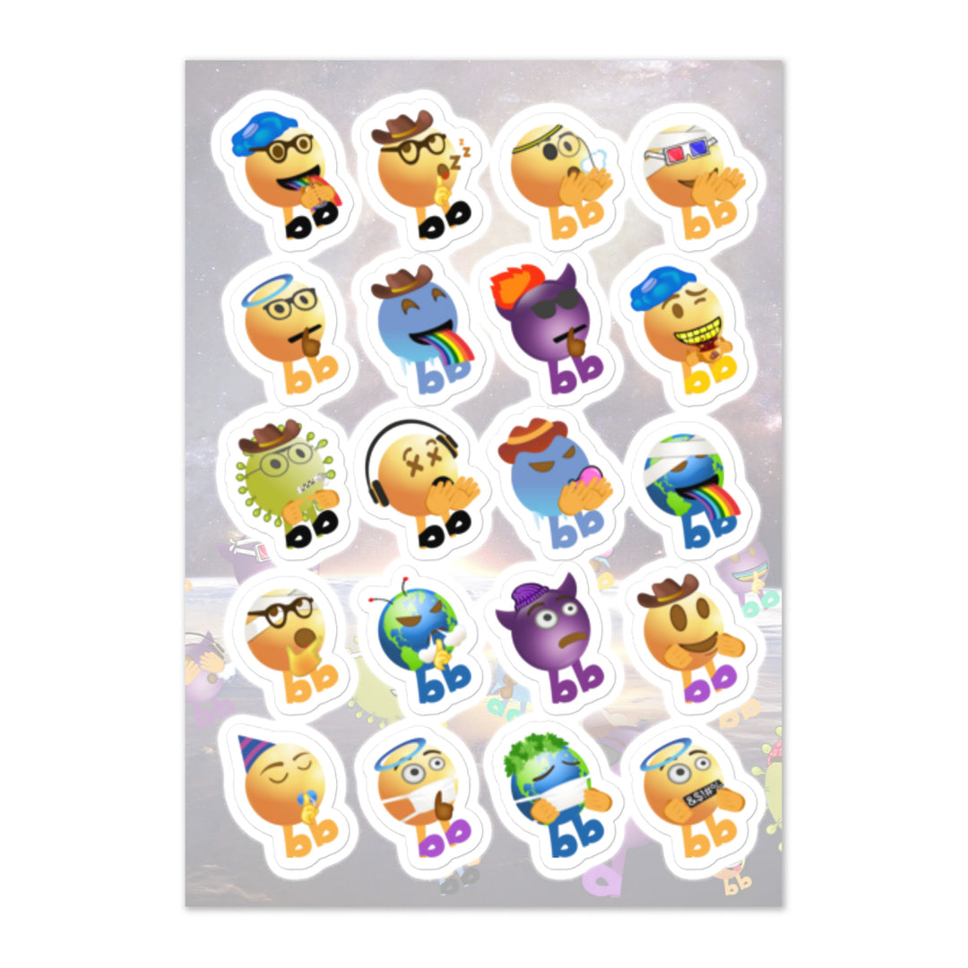 Megabb Buddy Stickers - Emojibb
