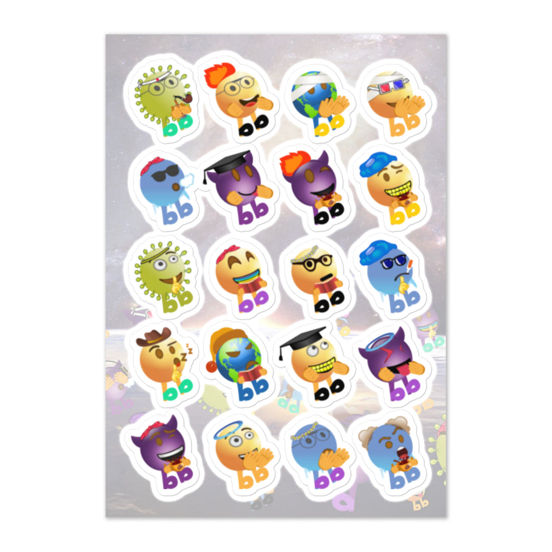 Megabb Buddy Stickers - Emojibb