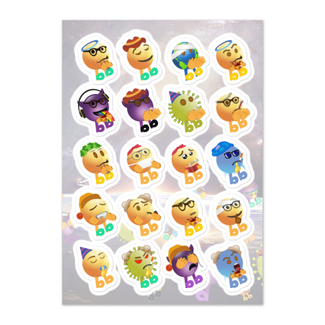 Megabb Buddy Stickers - Emojibb