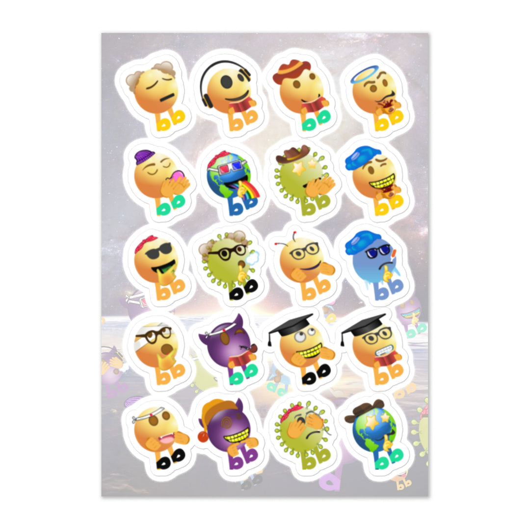 Megabb Buddy Stickers - Emojibb