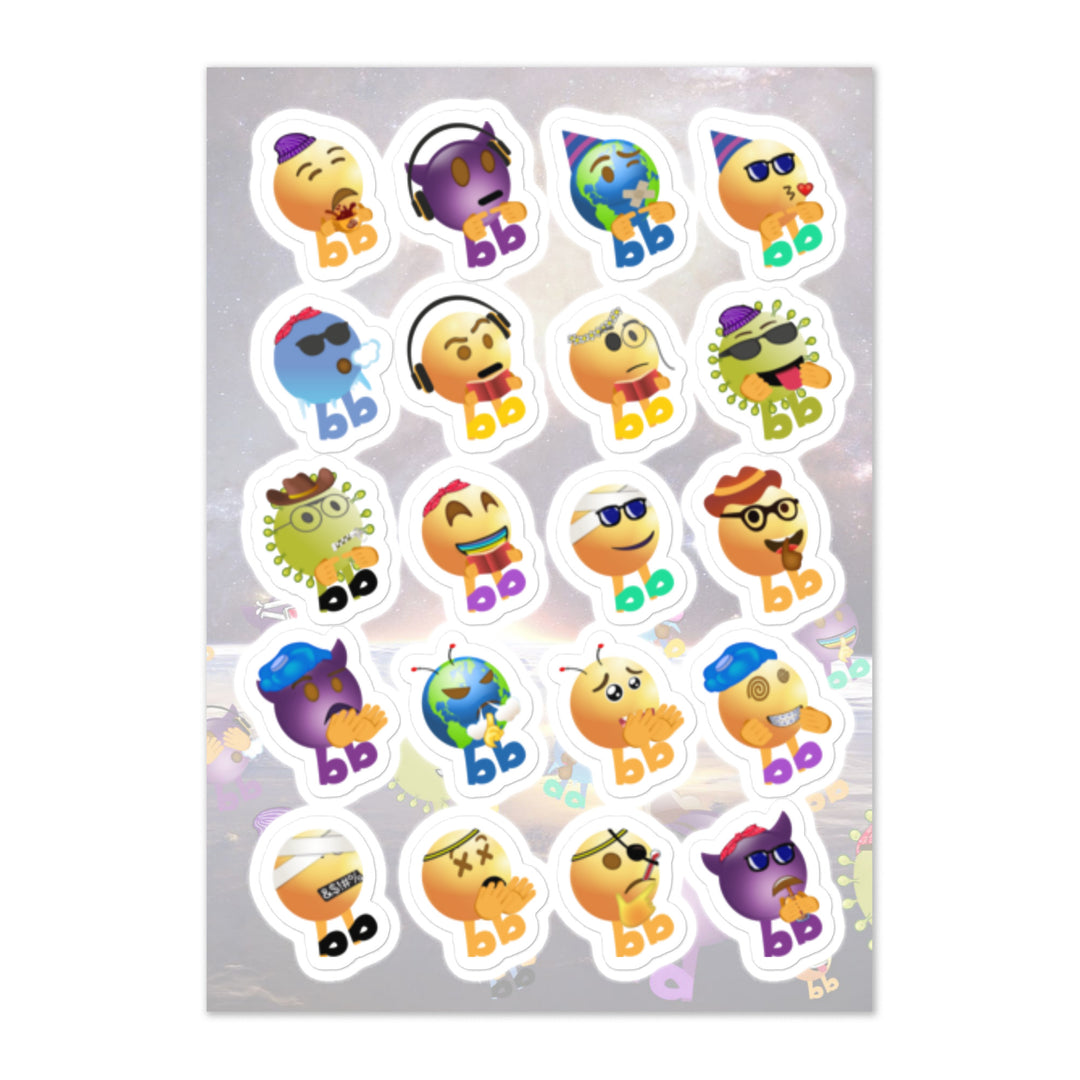 Megabb Buddy Stickers - Emojibb