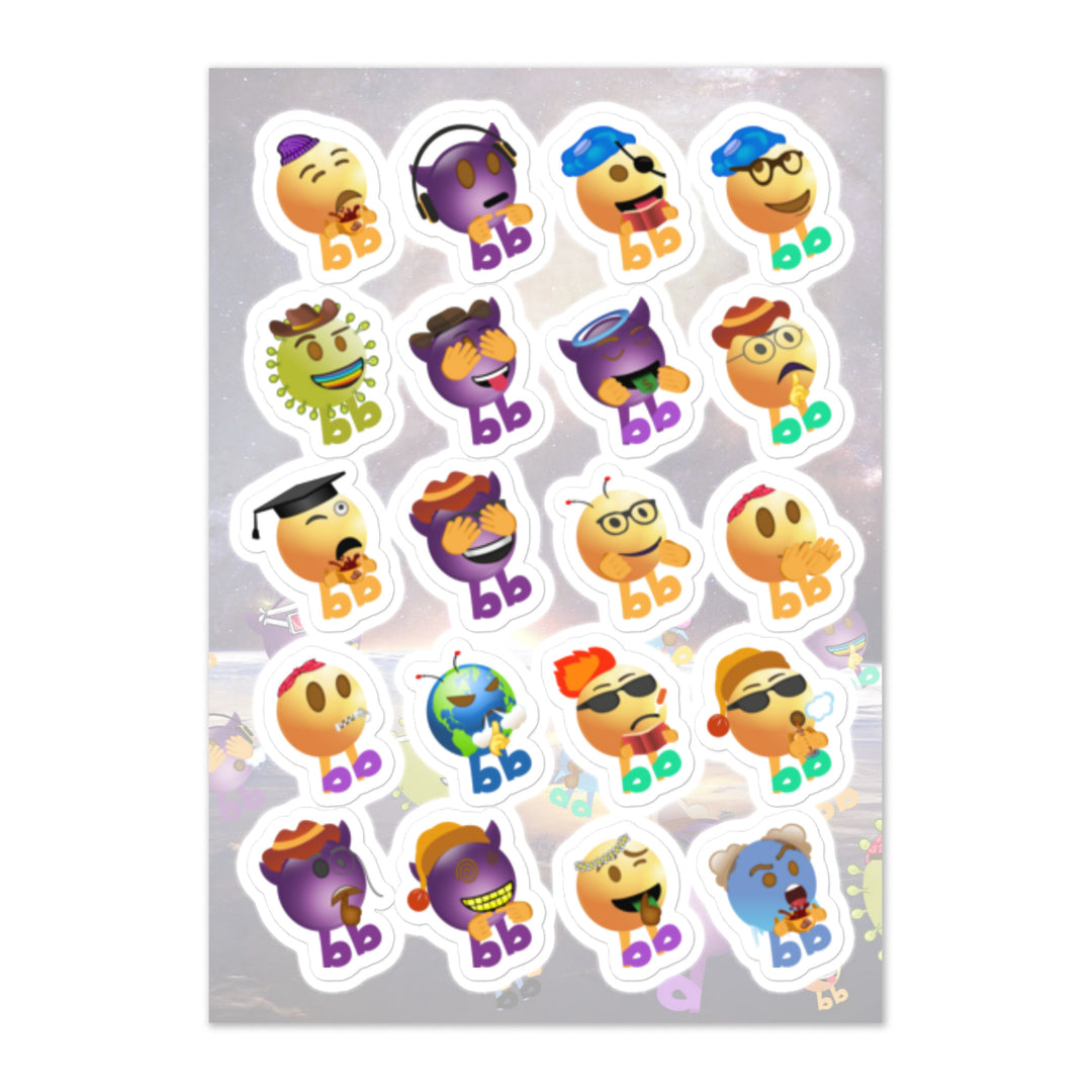 Megabb Buddy Stickers - Emojibb