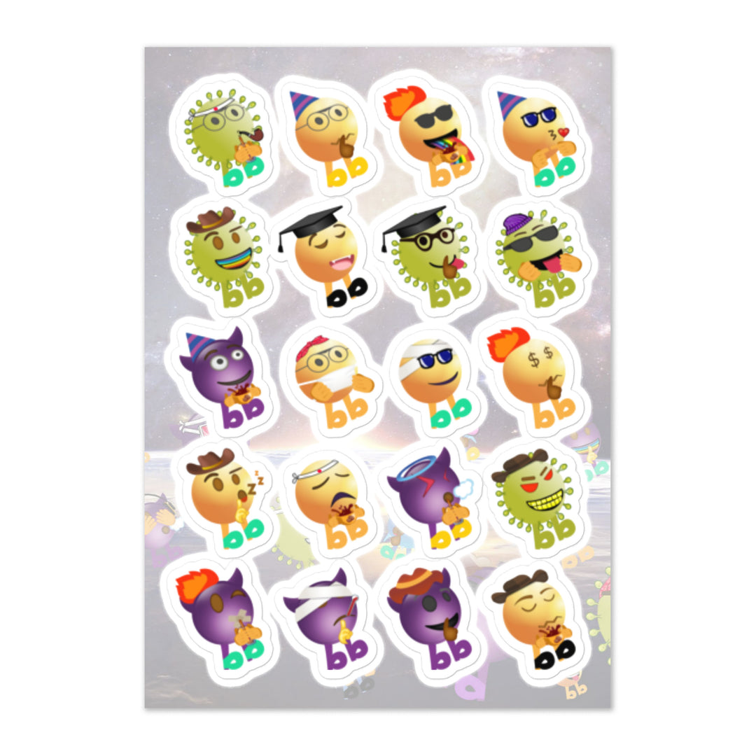 Megabb Buddy Stickers - Emojibb