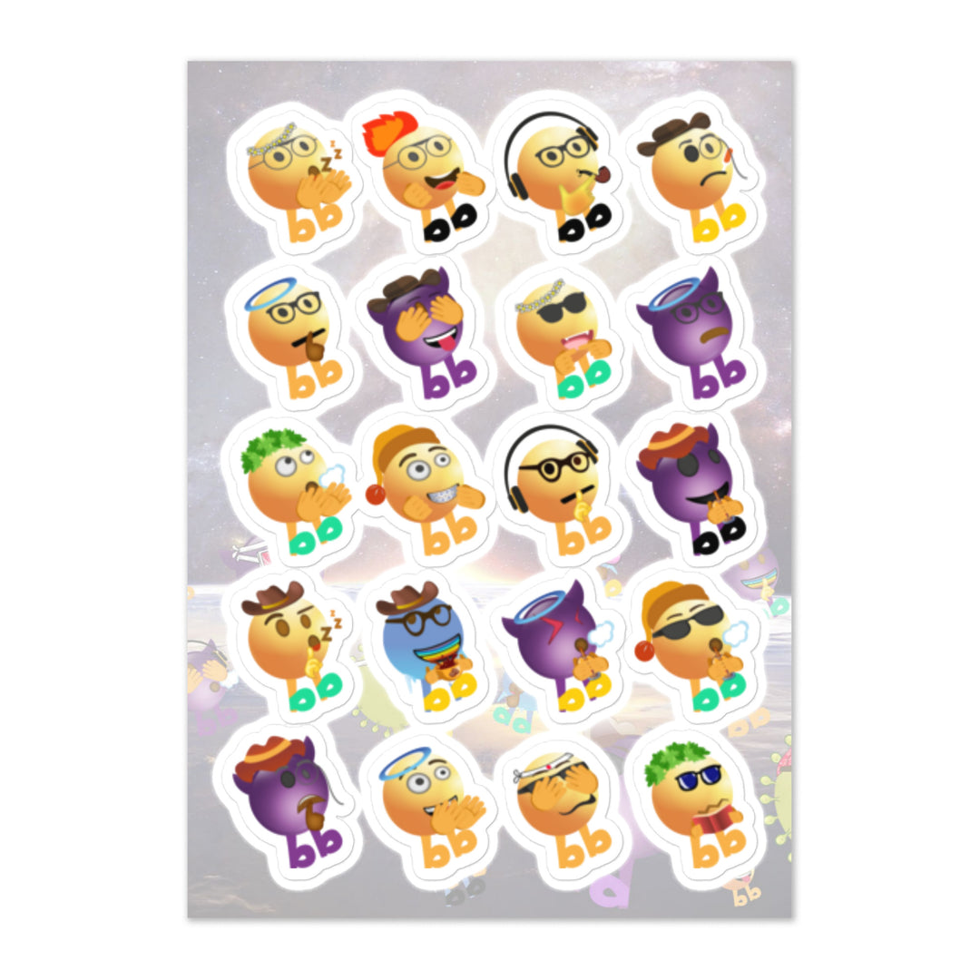 Megabb Buddy Stickers - Emojibb