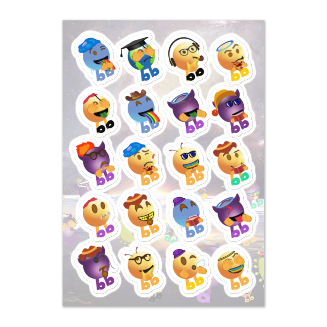 Megabb Buddy Stickers - Emojibb
