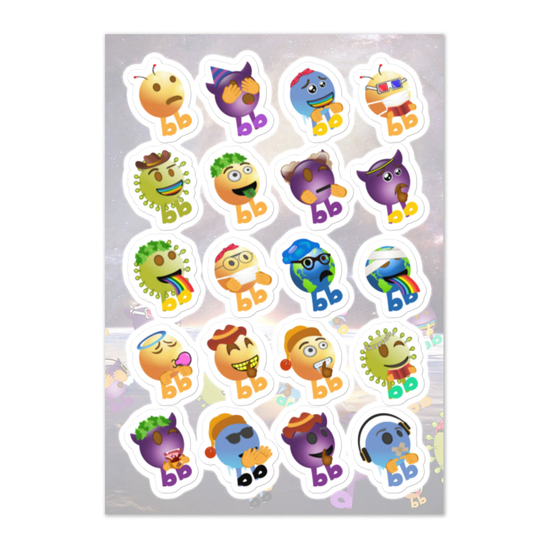 Megabb Buddy Stickers - Emojibb