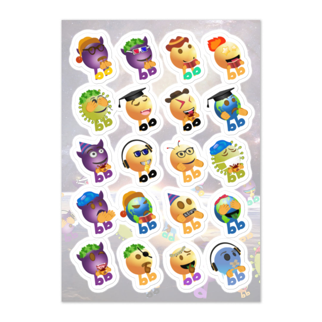 Megabb Buddy Stickers - Emojibb