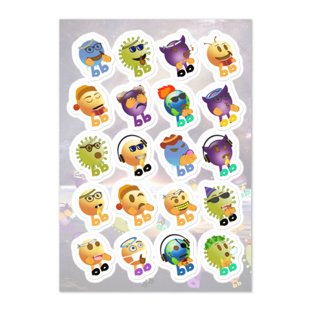 Megabb Buddy Stickers - Emojibb