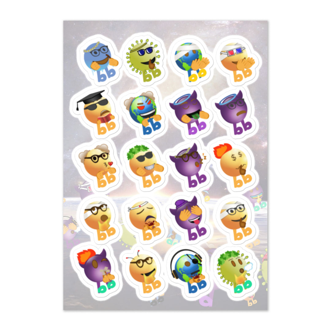 Megabb Buddy Stickers - Emojibb