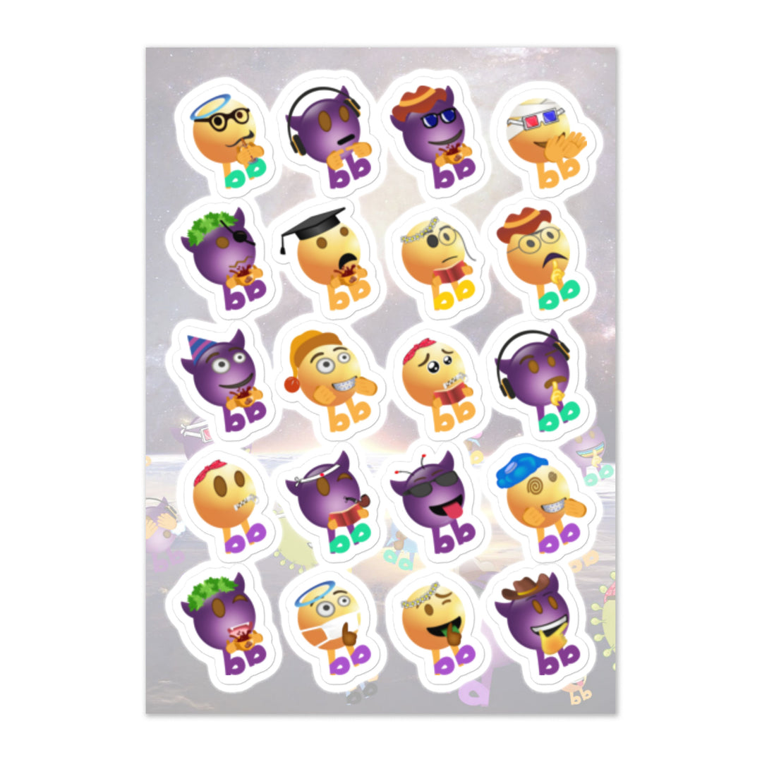 Megabb Buddy Stickers - Emojibb