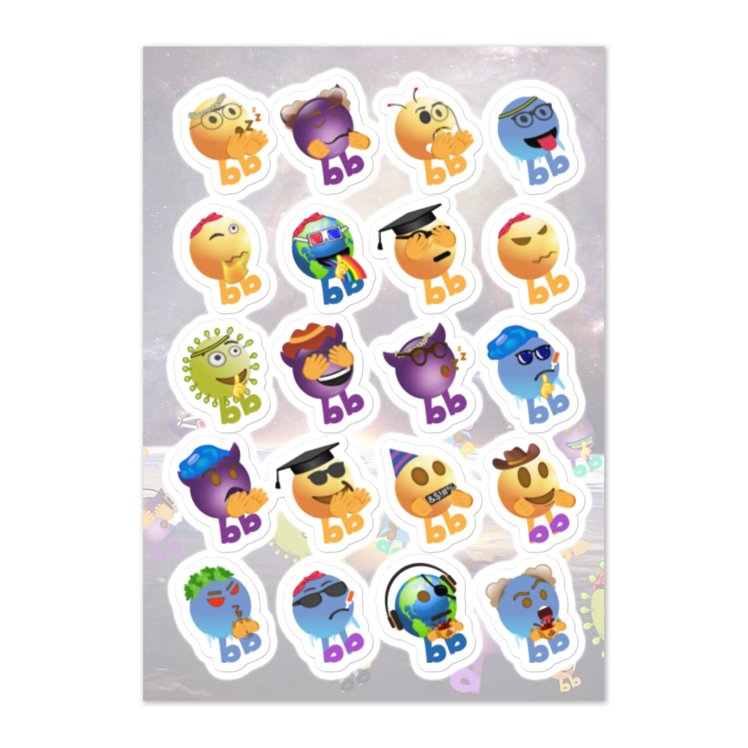 Megabb Buddy Stickers - Emojibb