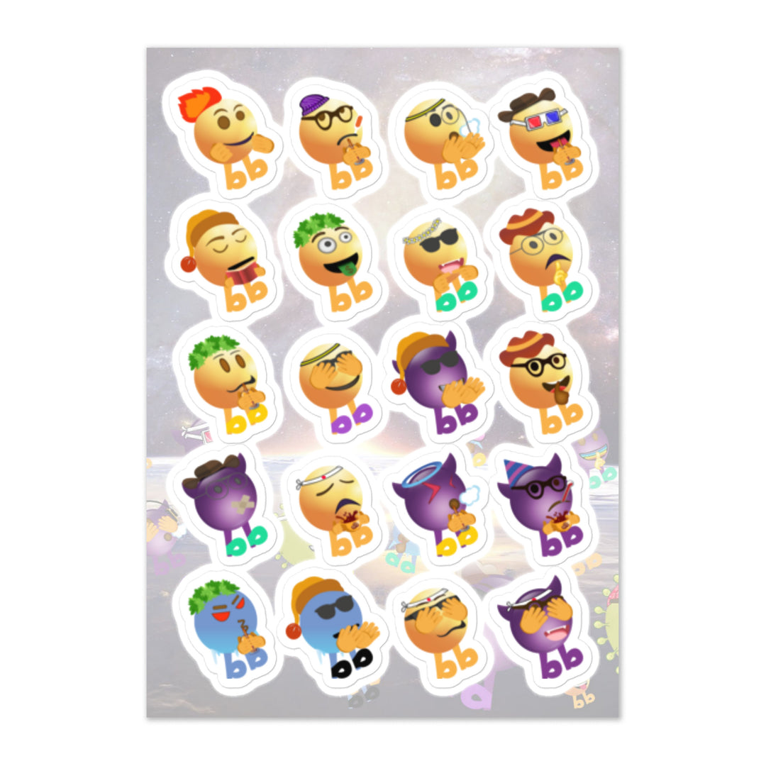 Megabb Buddy Stickers - Emojibb