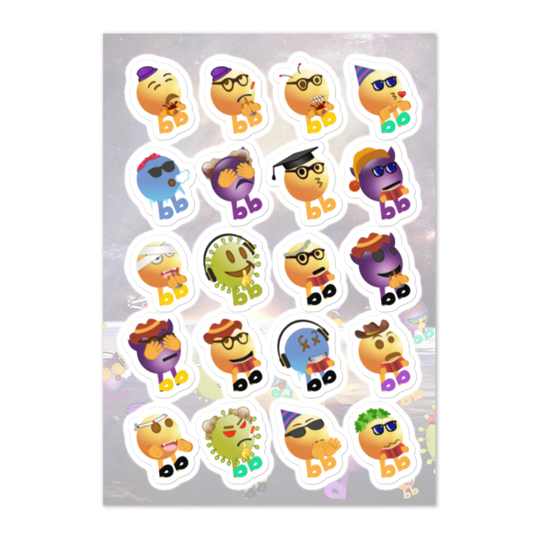 Megabb Buddy Stickers - Emojibb