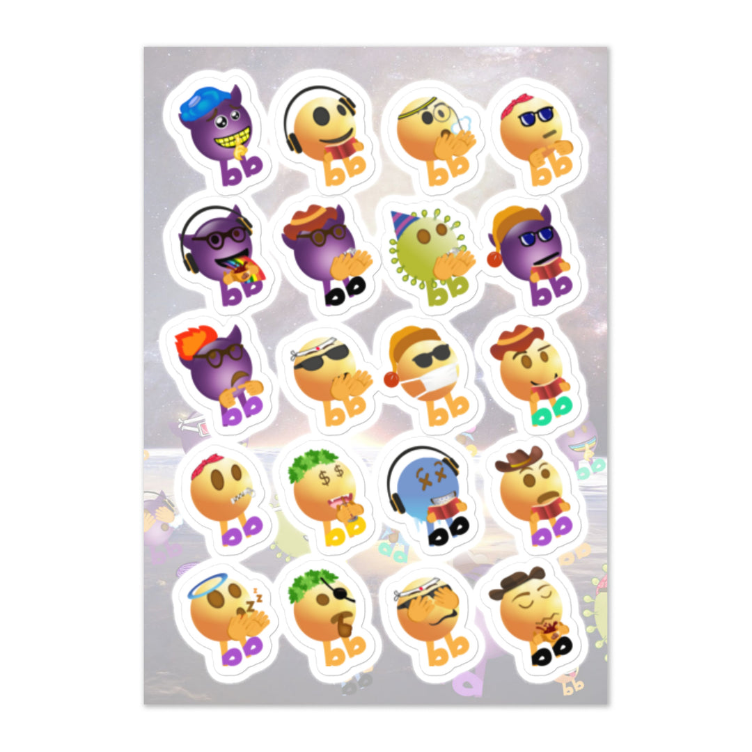 Megabb Buddy Stickers - Emojibb