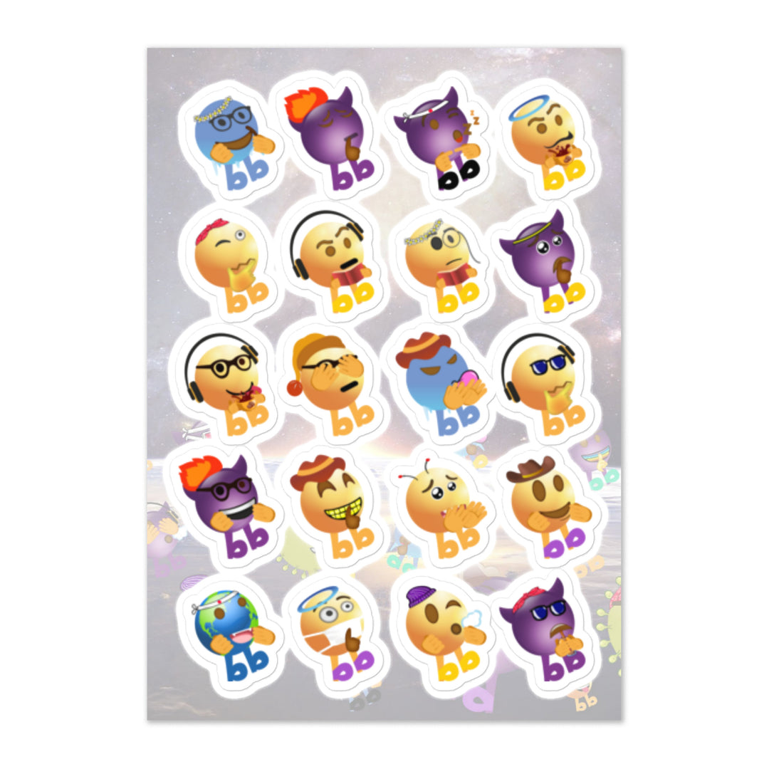 Megabb Buddy Stickers - Emojibb