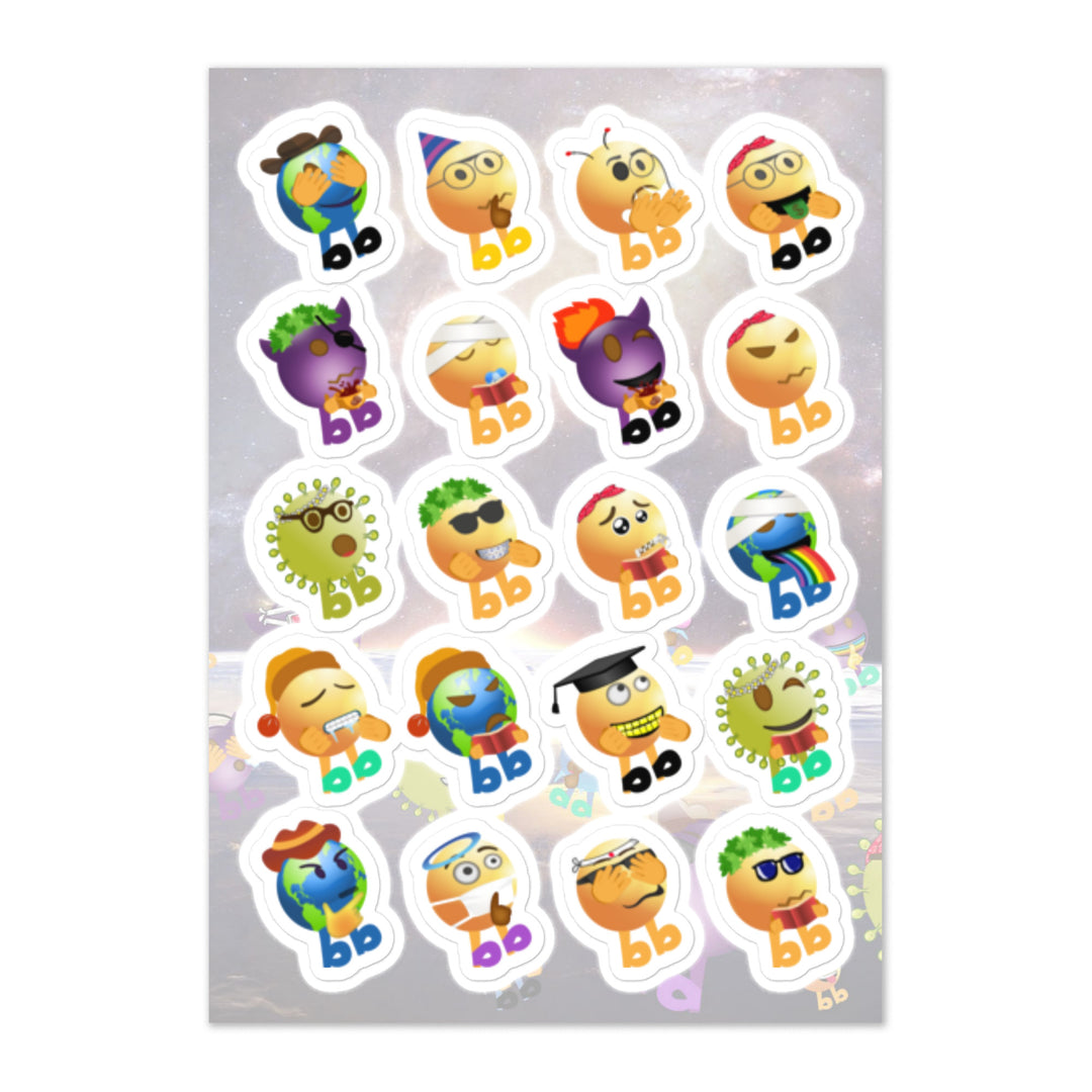 Megabb Buddy Stickers - Emojibb